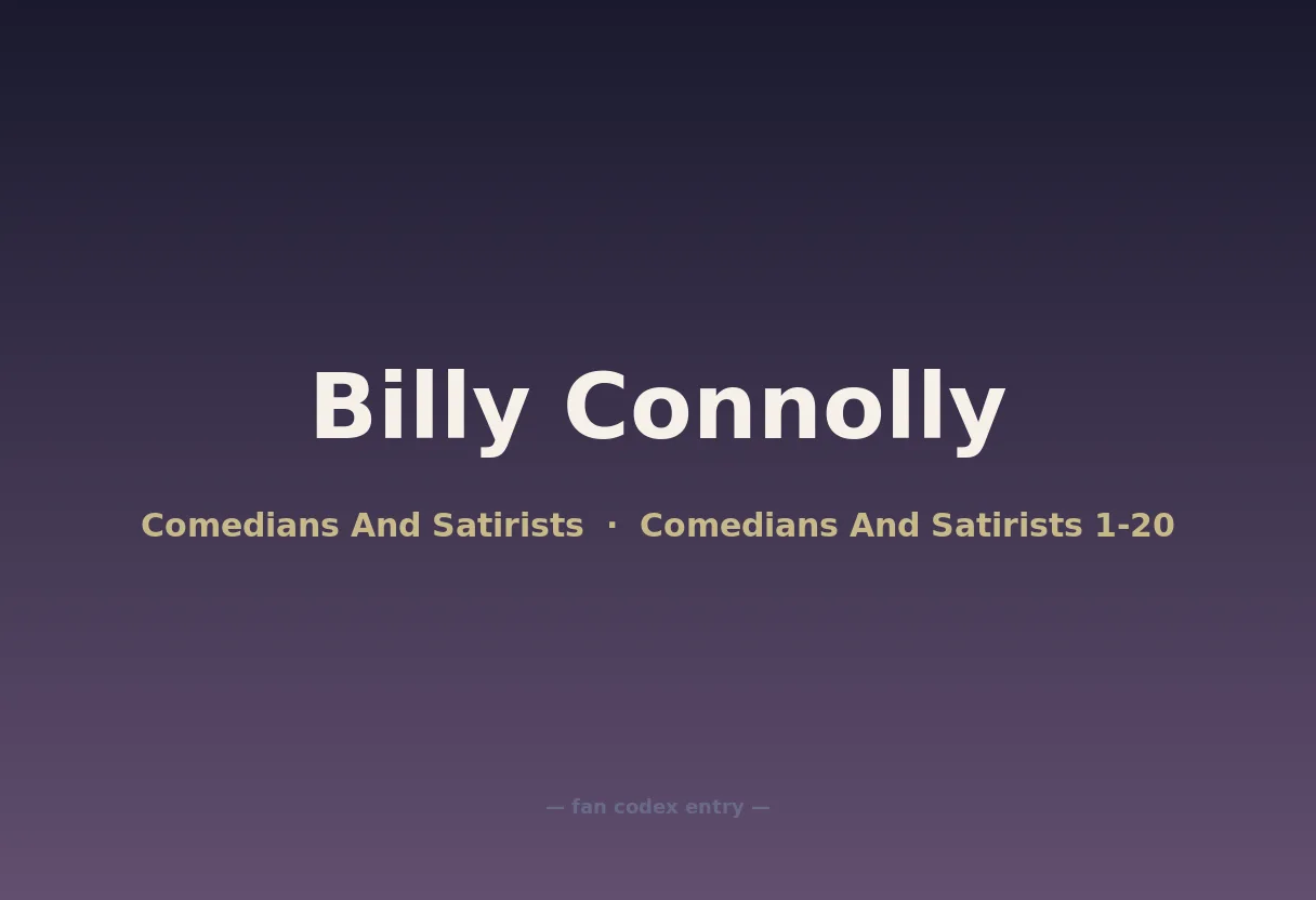 Billy Connolly