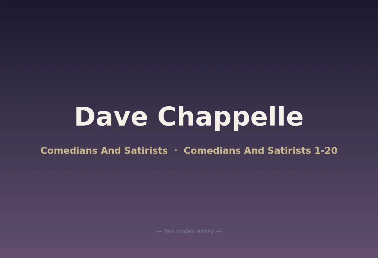 Dave Chappelle