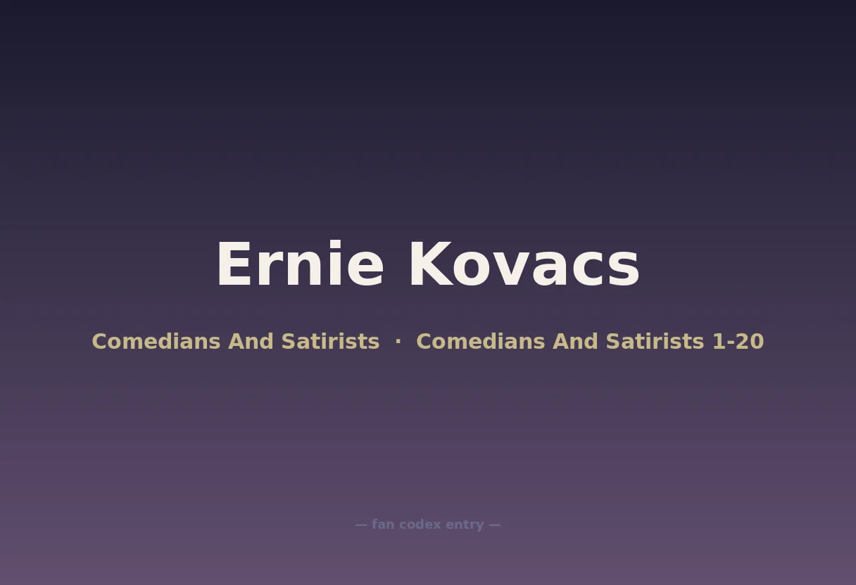 Ernie Kovacs